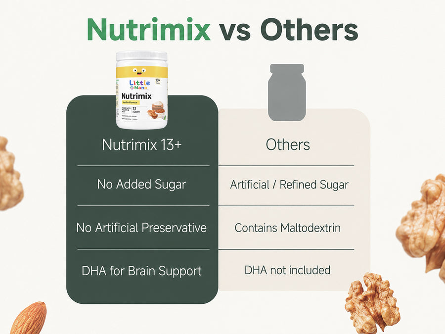 Nutrimix 13+ مسحوق فانيليا مغذٍ