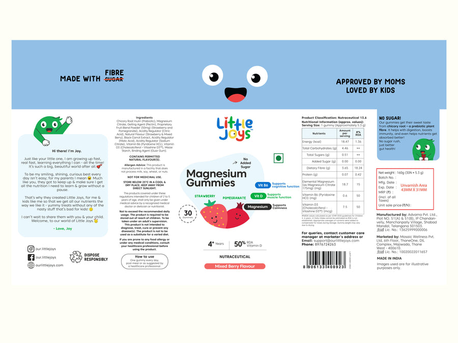 Magnesium Gummies 13+