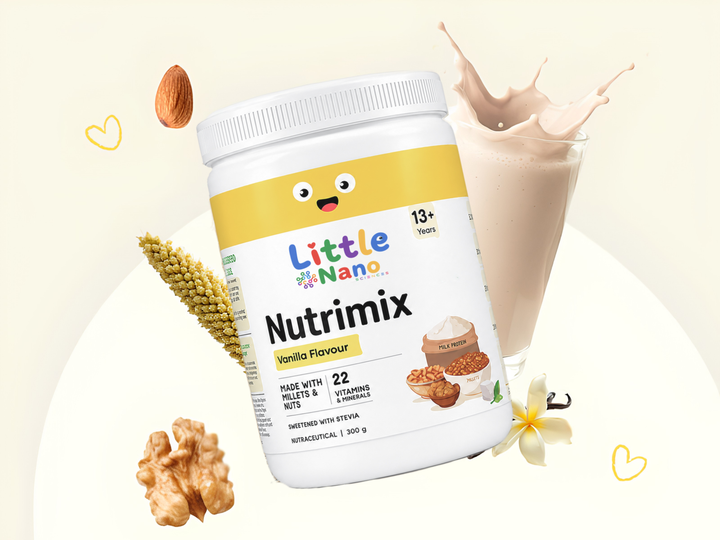 Nutrimix 13+ مسحوق فانيليا مغذٍ